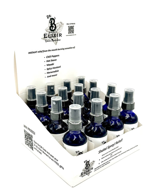 Dr. B's Elixir - Cooling Mouth Spray - 16 Pack (Retailers use discount code at checkout)